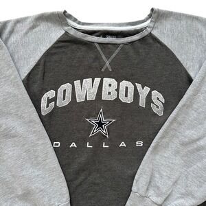 Dallas Cowboys NFL Sweatshirt Pullover Crewneck‎ Graphic Football Mens 2XL Gray